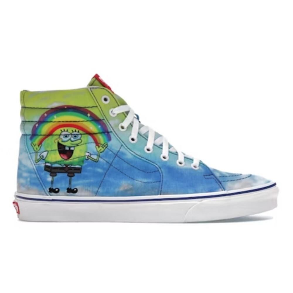 Vans Sk8-Hi Shoes SpongeBob SquarePants Imaginaaation Multi Unisex M6.5/W8 UK5.5
